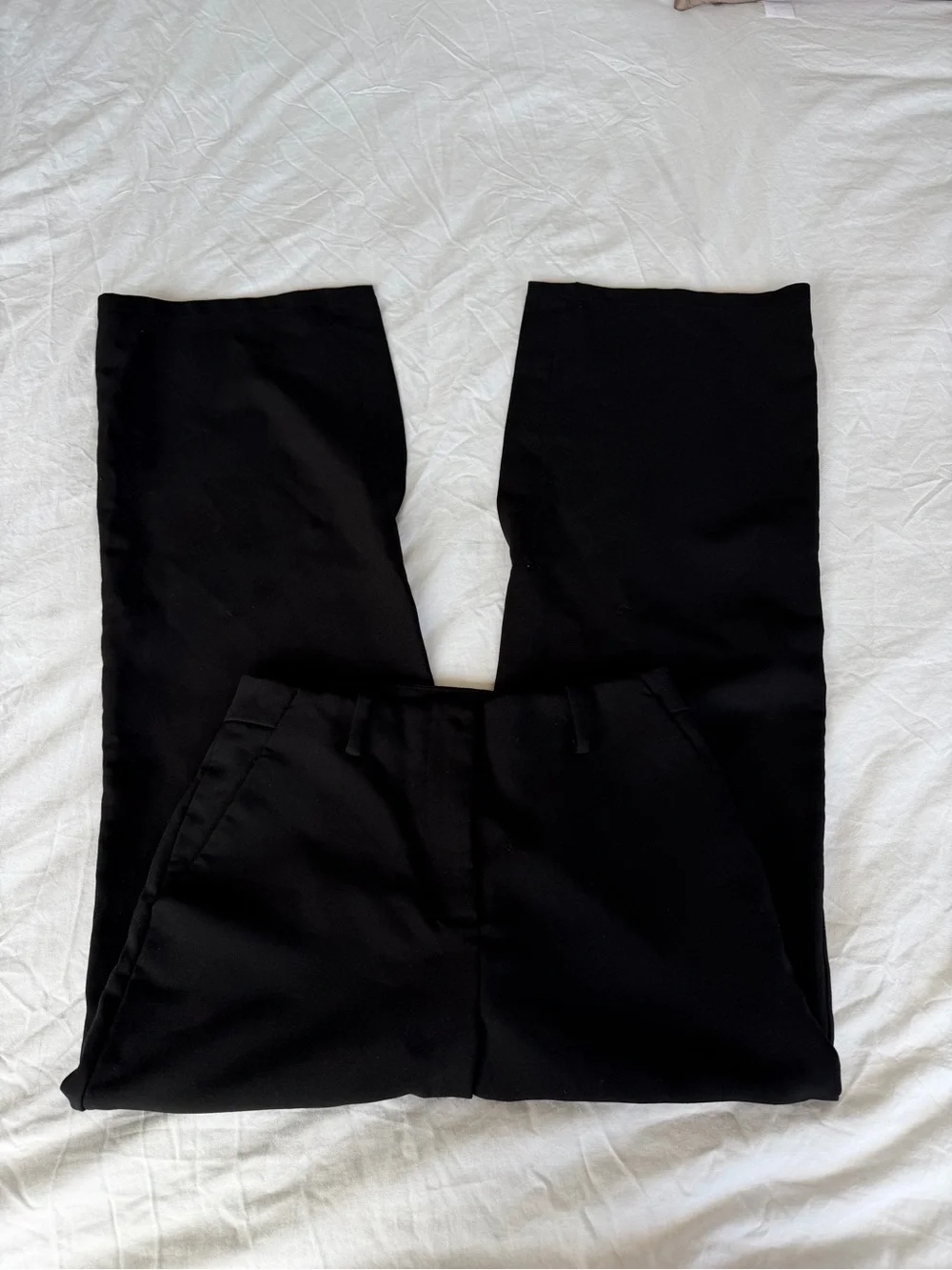 Vince Camuto Black Wide Leg Dress Pants with Side Slits - Picture 3 of 7